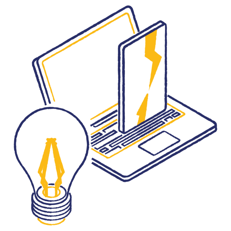 Illustration Community Zeitmanagement für Selbständige